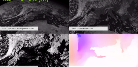 Foto ¿Cómo predecir con exactitud el movimiento de las nubes con imágenes del satélite Meteosat?